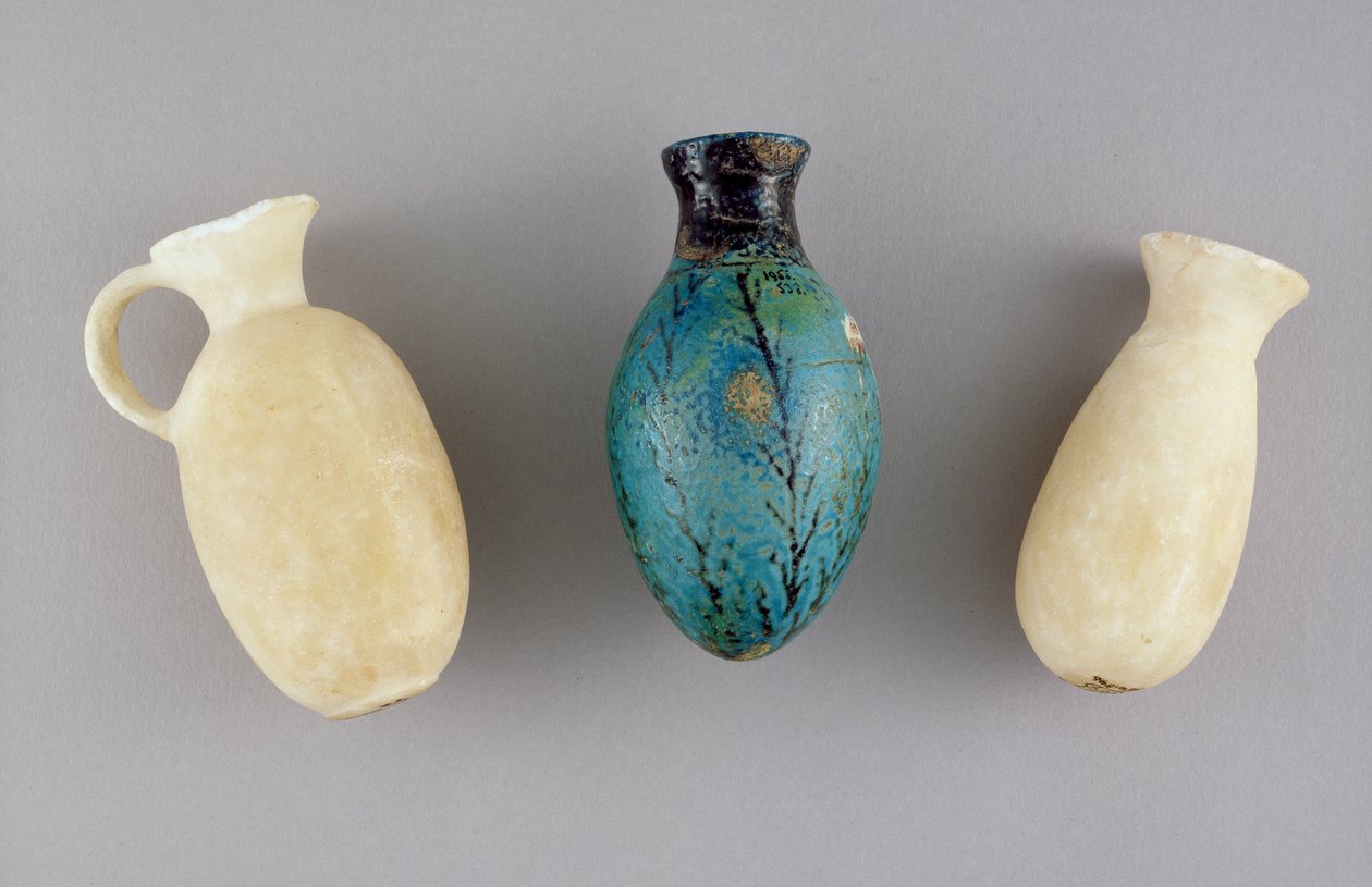 Three cosmetic containers from tomb G.37, Jericho by Prehistoric