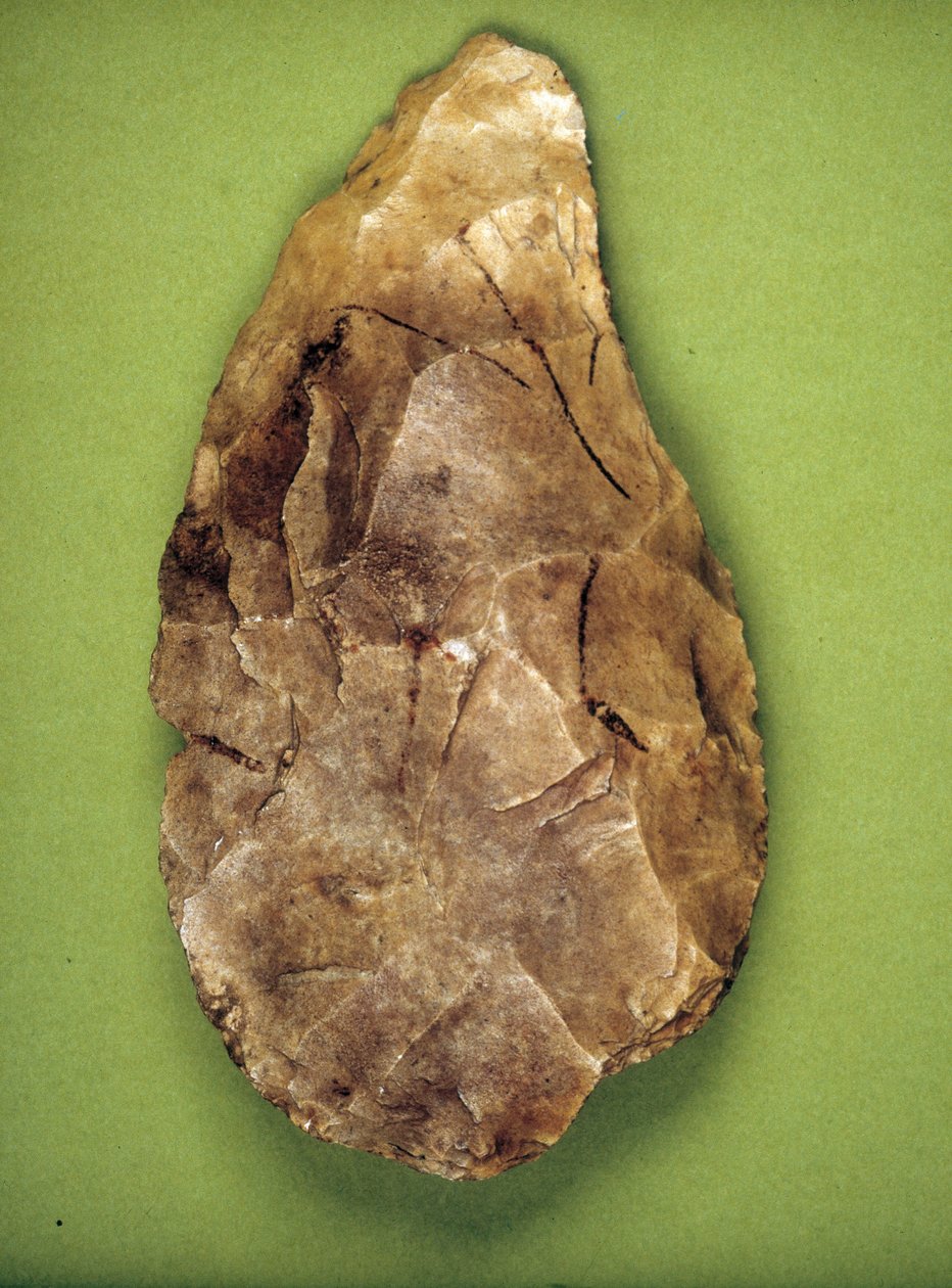 Acheulean polisher (Middle Palaeolithic) Museo archeologico de Milan by Prehistoric Prehistoric