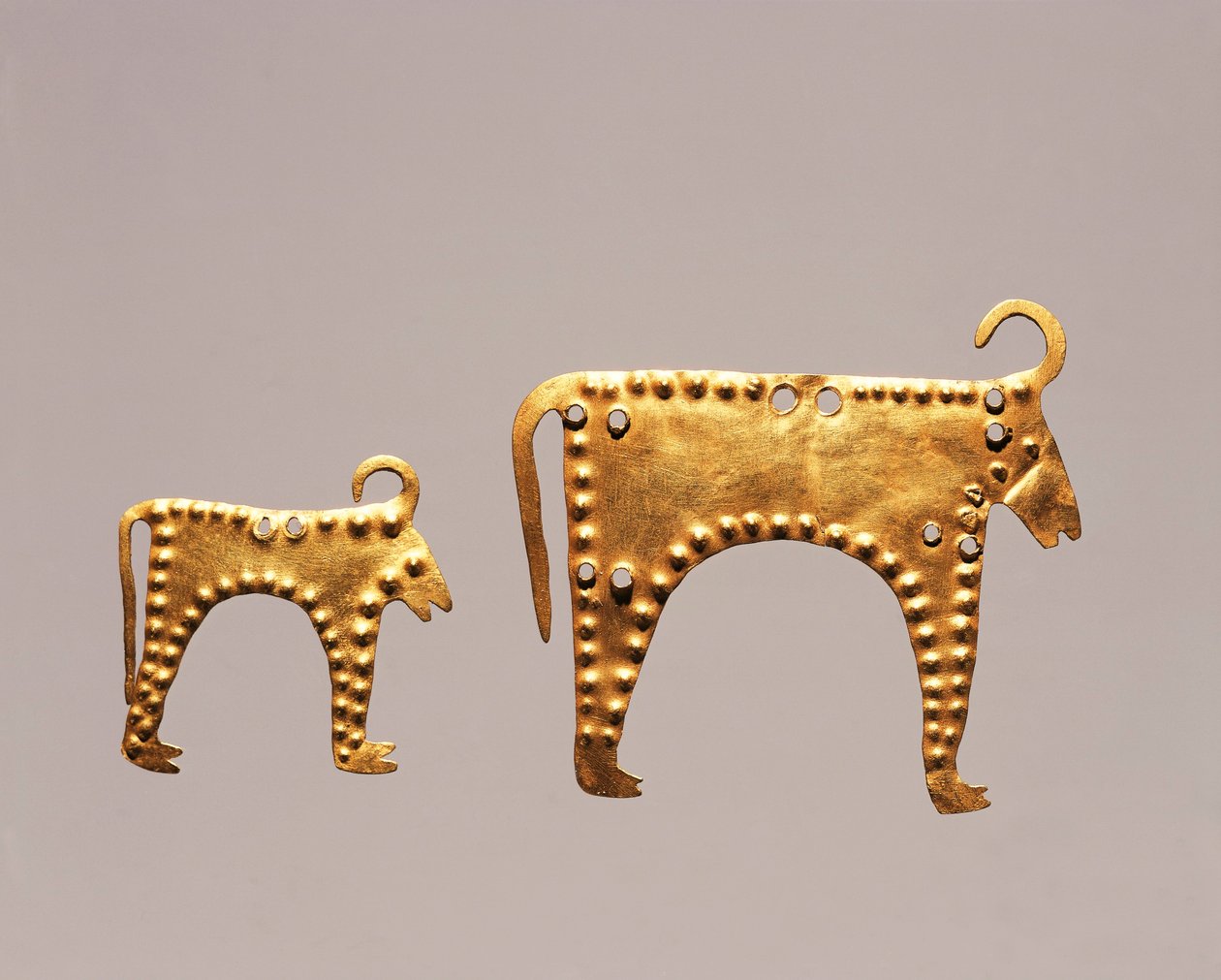 Animal figures from excavations at Varna, tomb 36 by Prehistoric Prehistoric