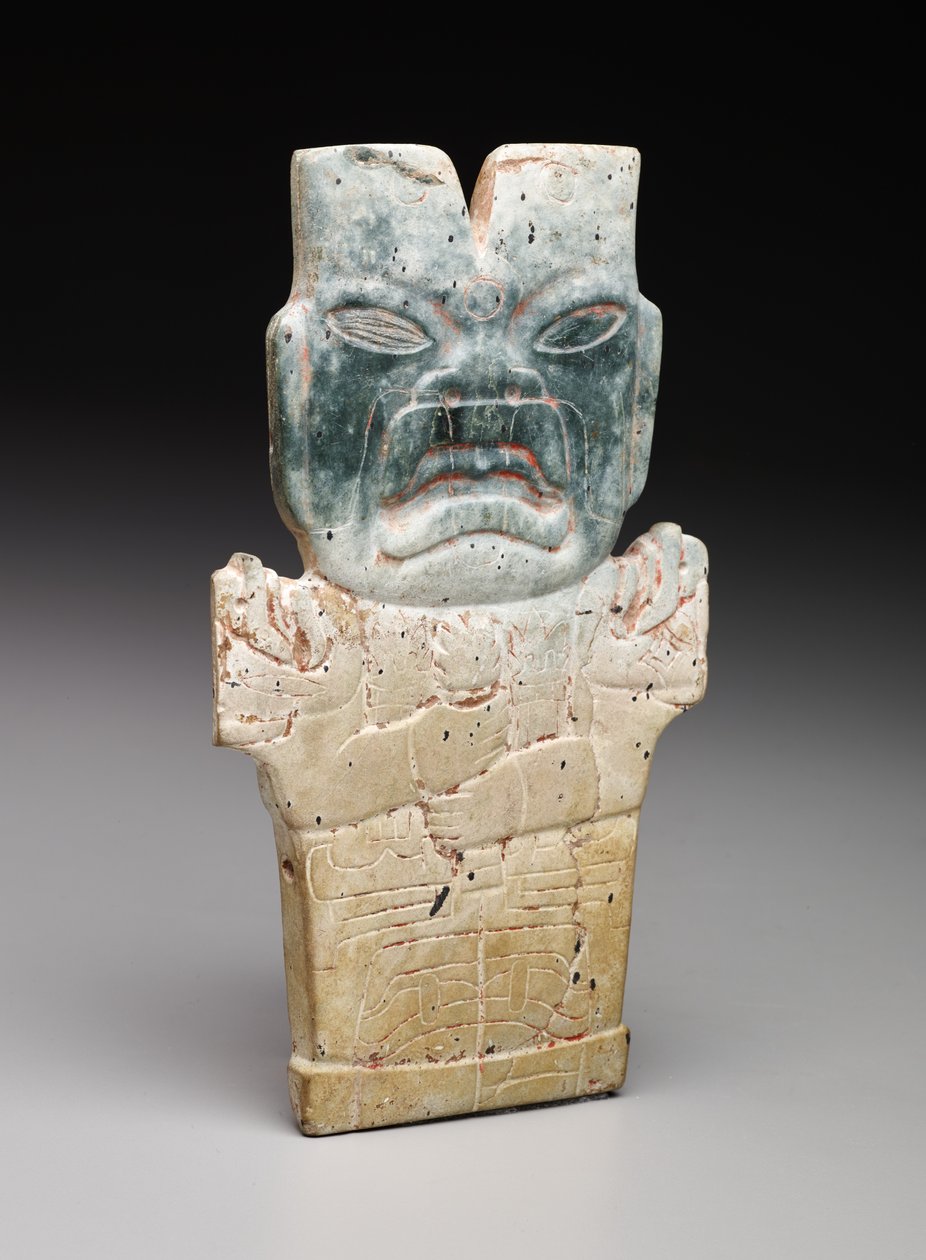Anthropomorphic Plaque, Possibly the Fire Serpent, Preclassic period, 800-400 BC by Prehistoric Prehistoric
