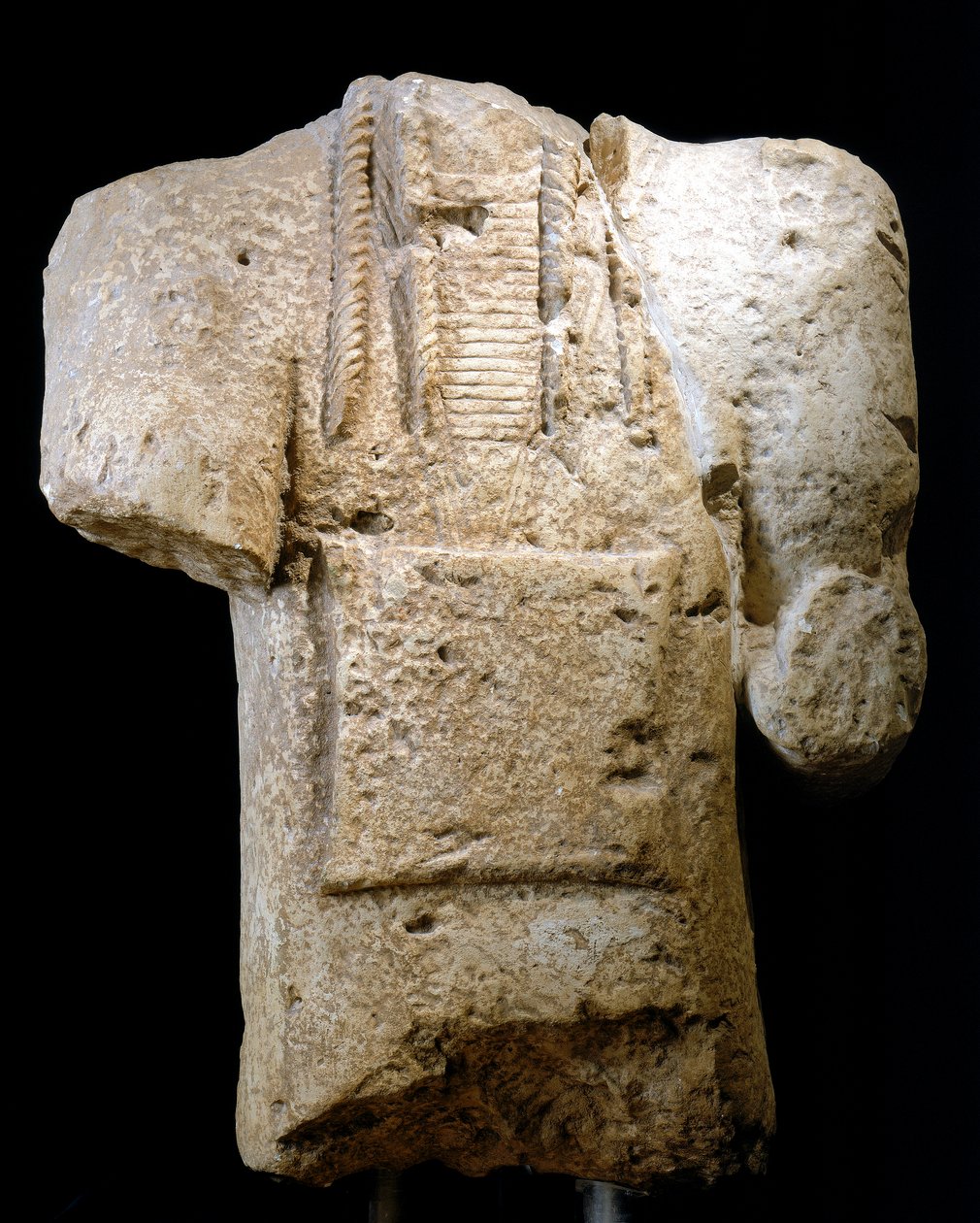 Bust of a Nuraghe Archer, from Monte Prama (Cabras) by Prehistoric Prehistoric