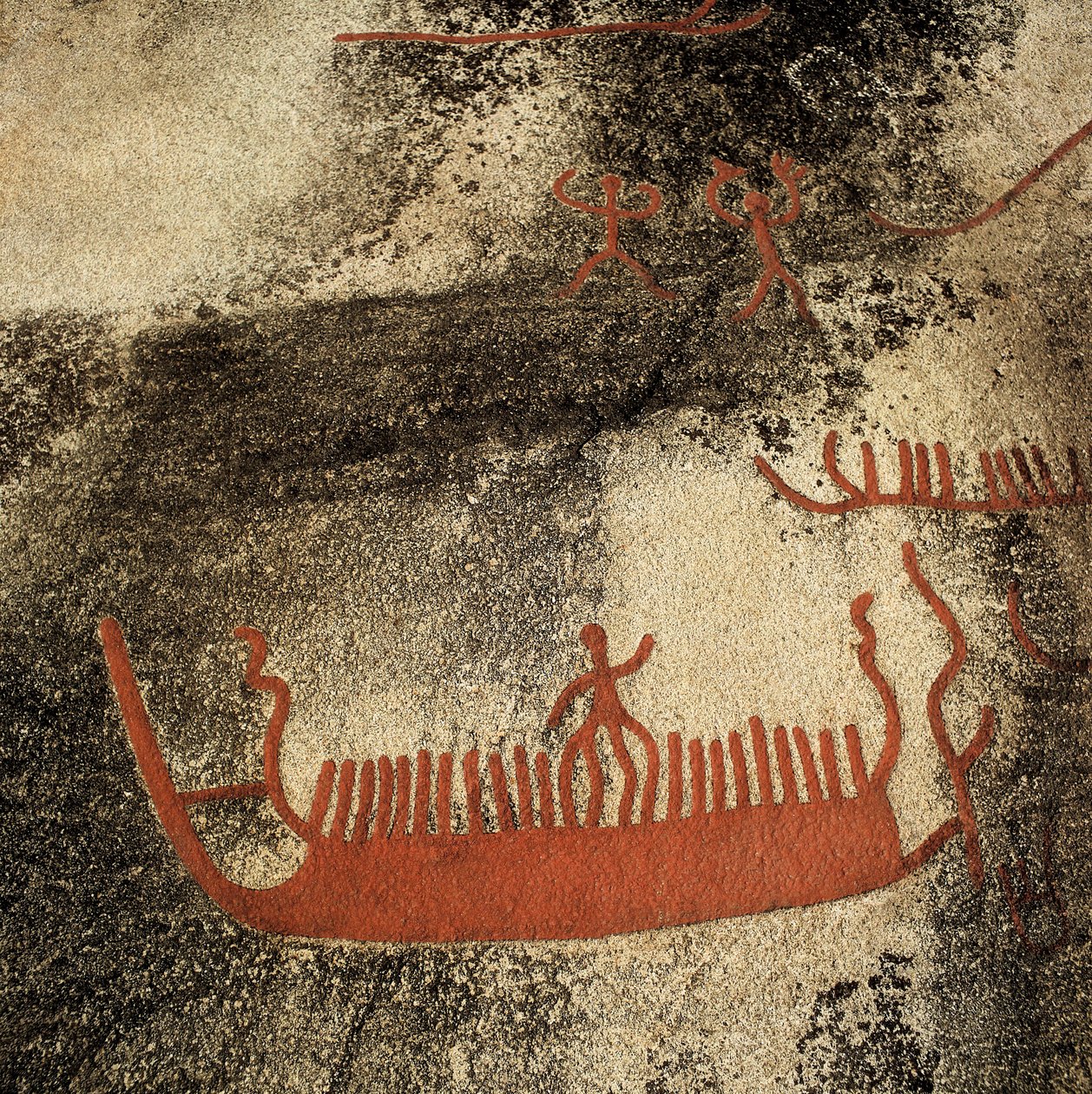 Figures on a Boat, c.1000 BC by Prehistoric Prehistoric