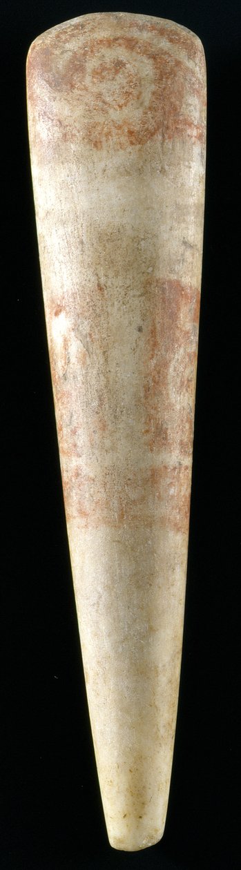Head of an acrolith figure, from Thessalia, Final Neolithic Period (c ...