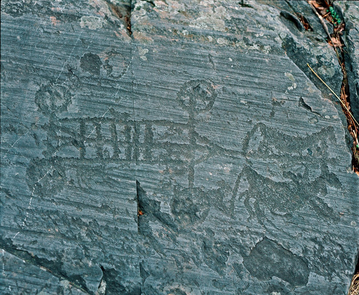 Prehistory: Camunni Civilization: A Chariot Fired by Horses by Prehistoric Prehistoric