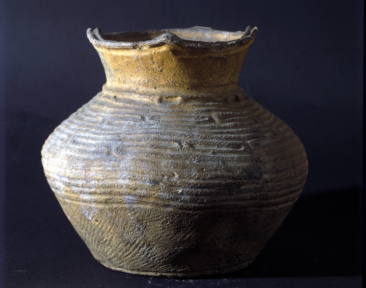 Terracotta jar from the Jomon period. Rome, National Museum of Oriental Art by Prehistoric Prehistoric