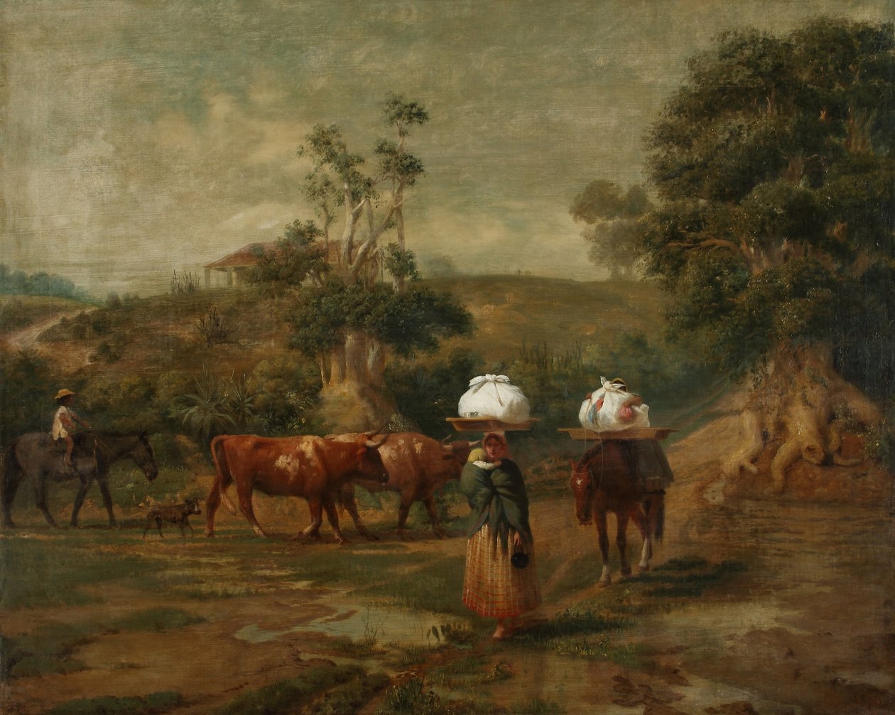 Washerwomen in the Lower Belgrano by Prilidiano Pueyrredon
