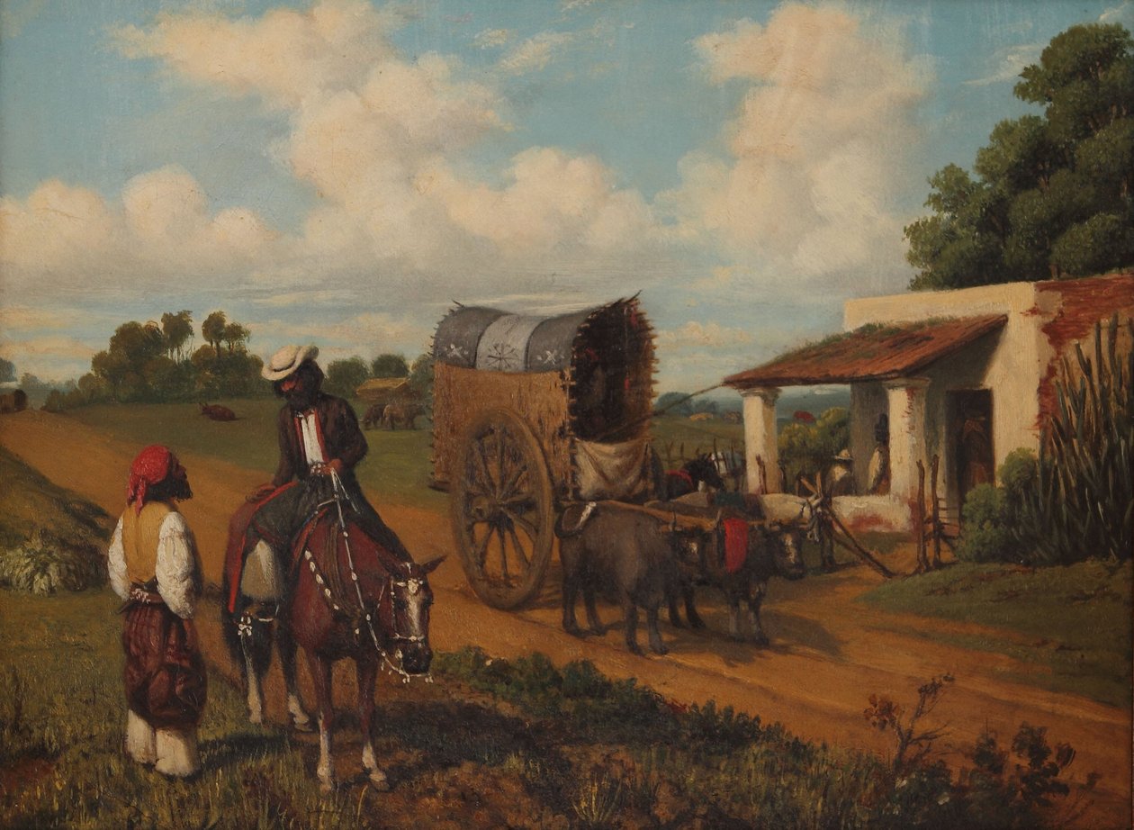 A Stop at the Tavern by Prilidiano Pueyrredon