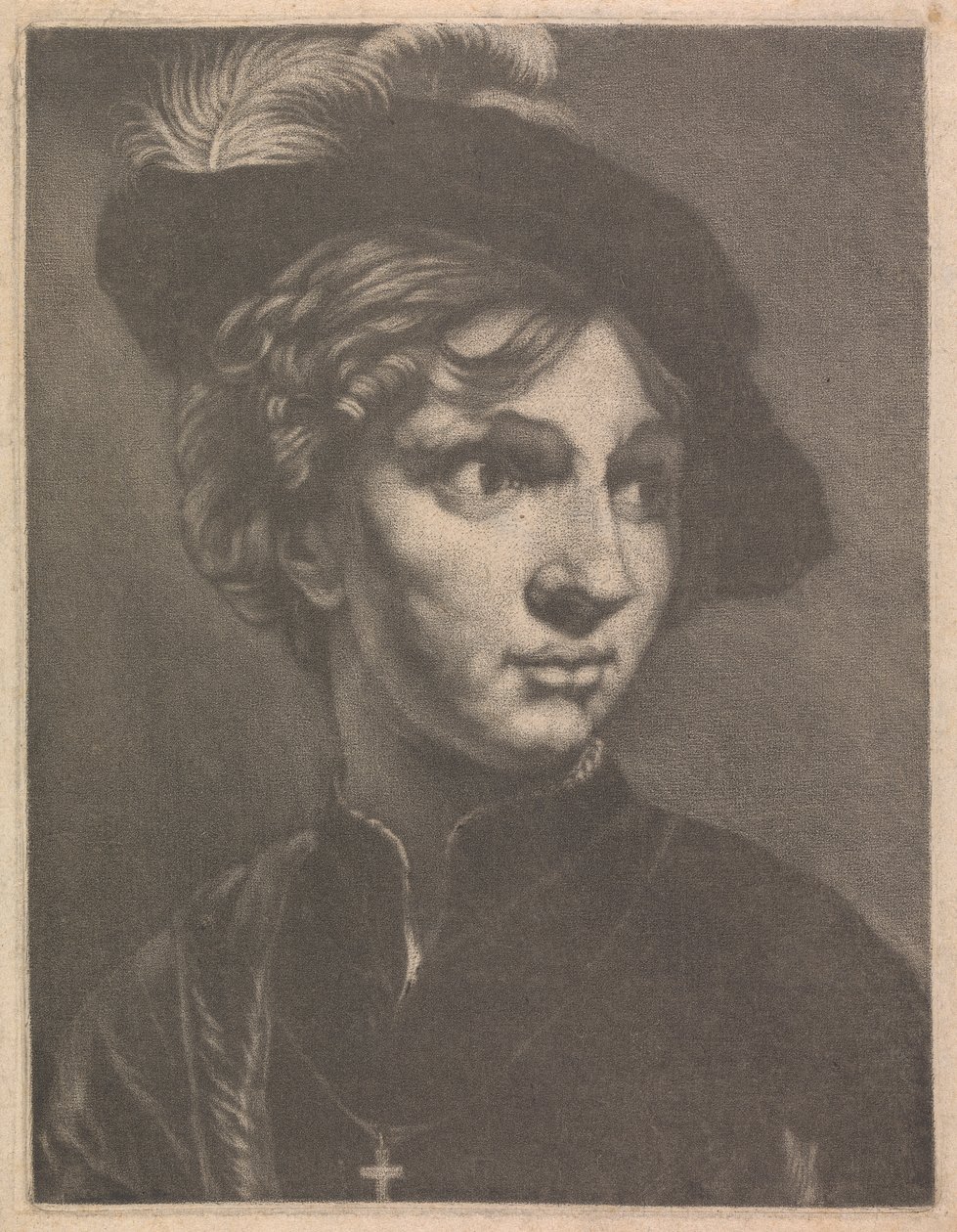 Portrait of a Young Man by Prince Rupert