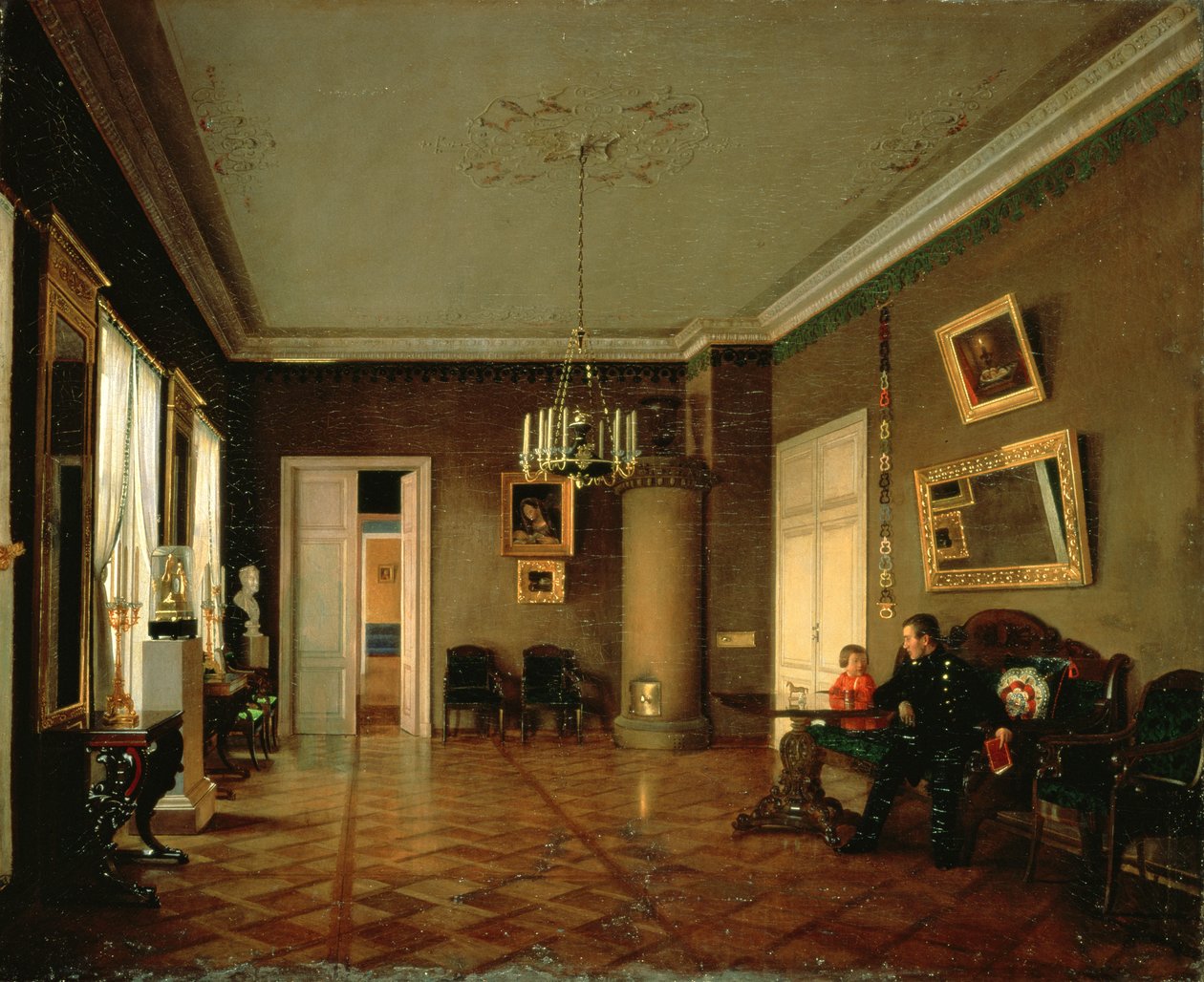 In the Room by Prokophy Egorovich Pushkaryev