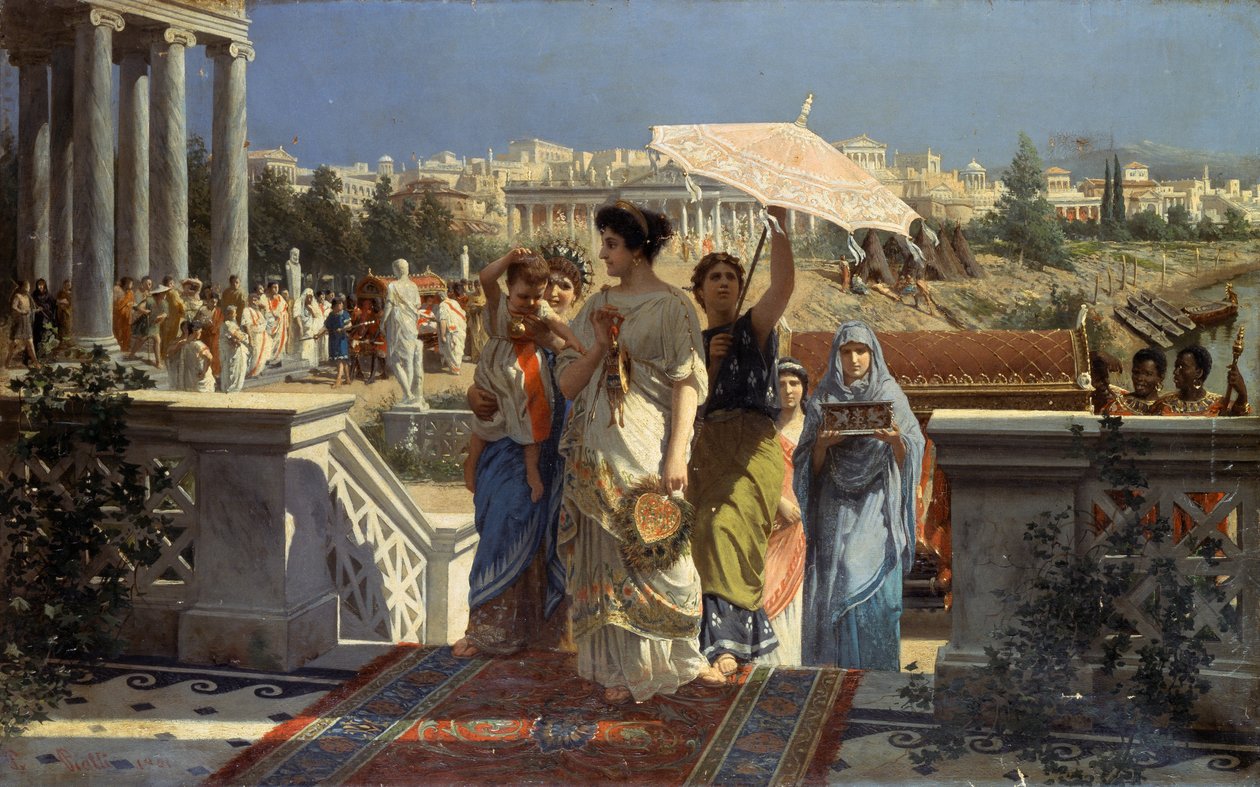 Scene of Ancient Rome by Prospero Piatti