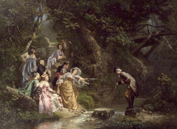 A Hazardous Crossing by Prudent Louis Leray