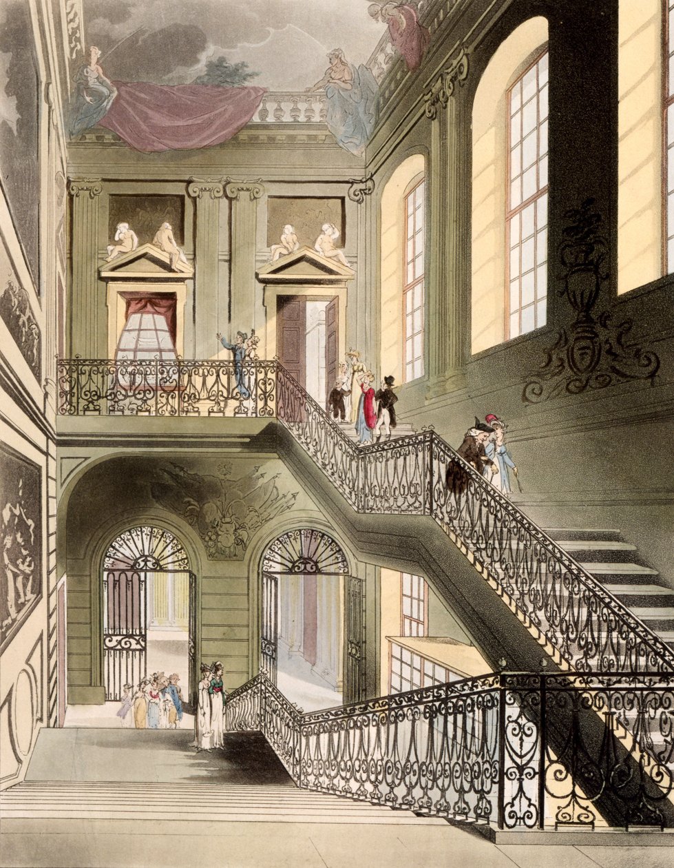 Hall and Staircase at the British Museum, from 