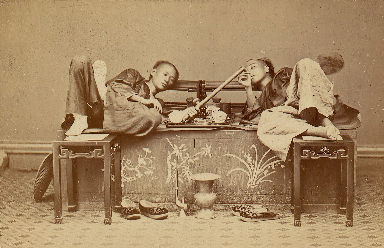 Opium Smokers by Pun Lun