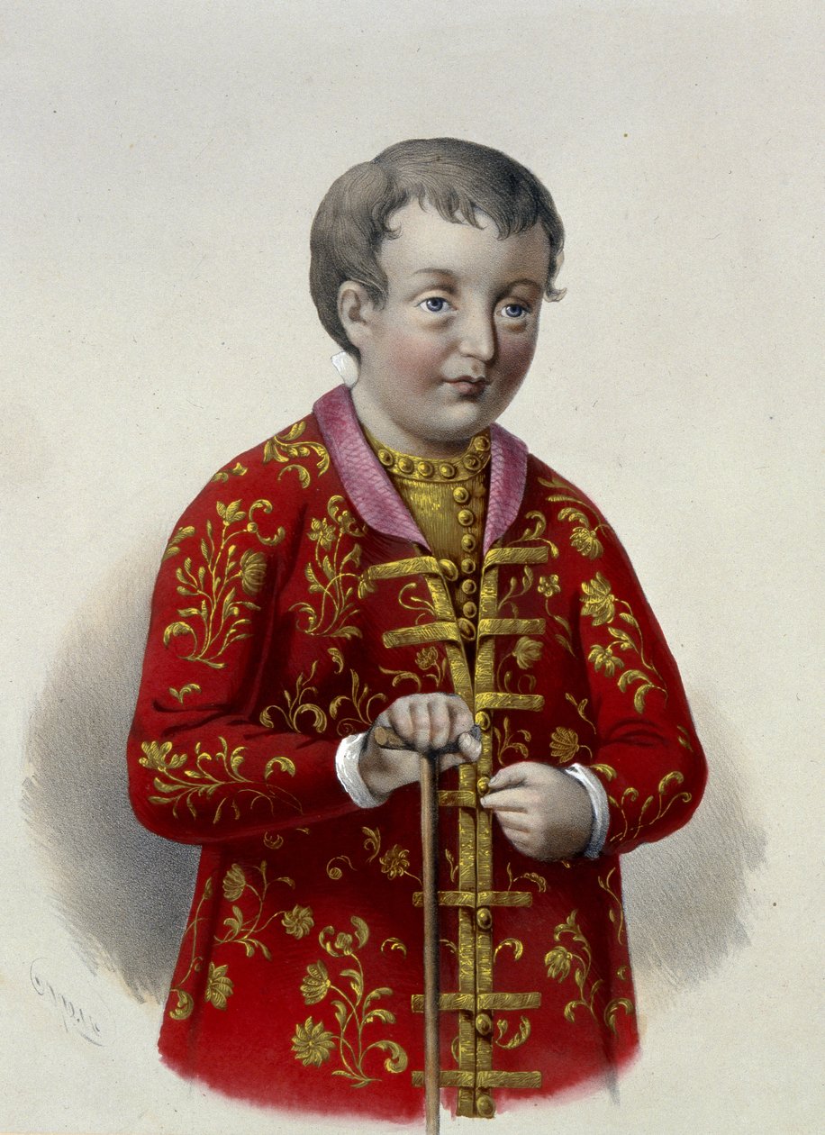 Tsarevich Simeon Alexeevich of Russia by Pyotr Fyodorovich Borel