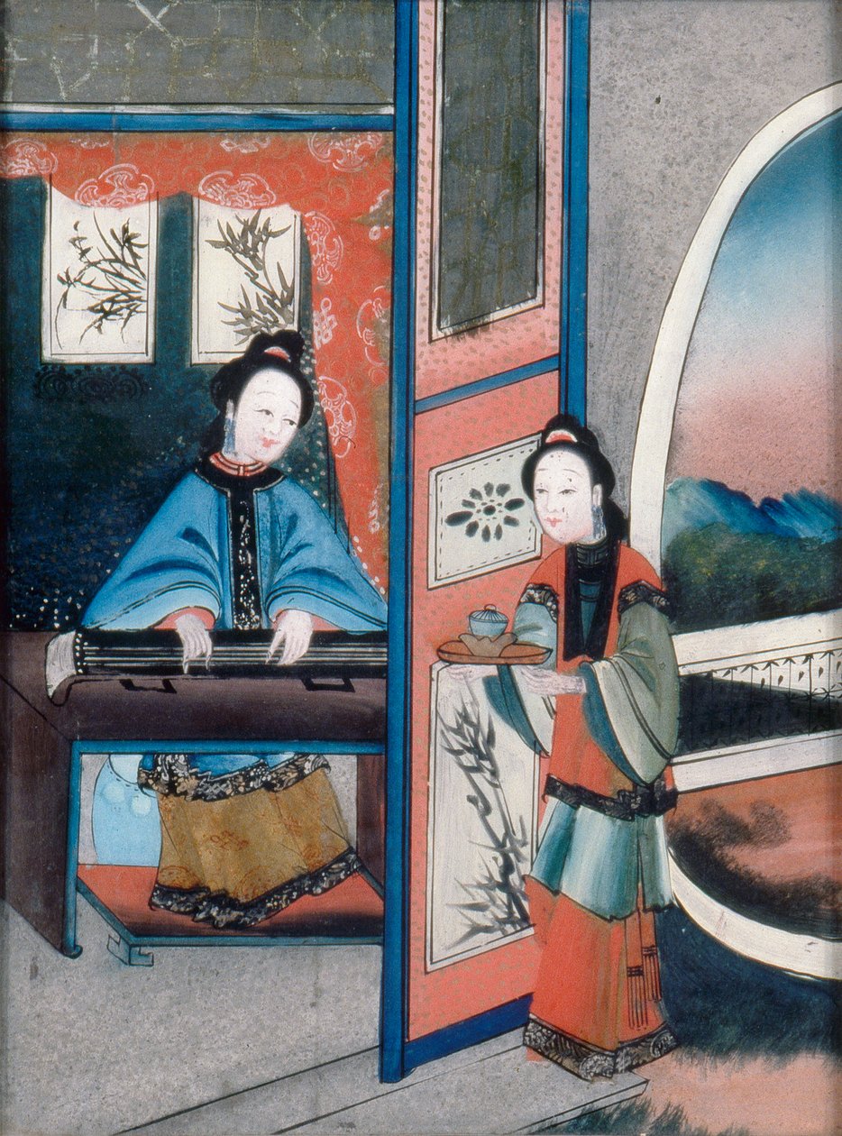 Chinese Interior by Qing Dynasty Chinese School
