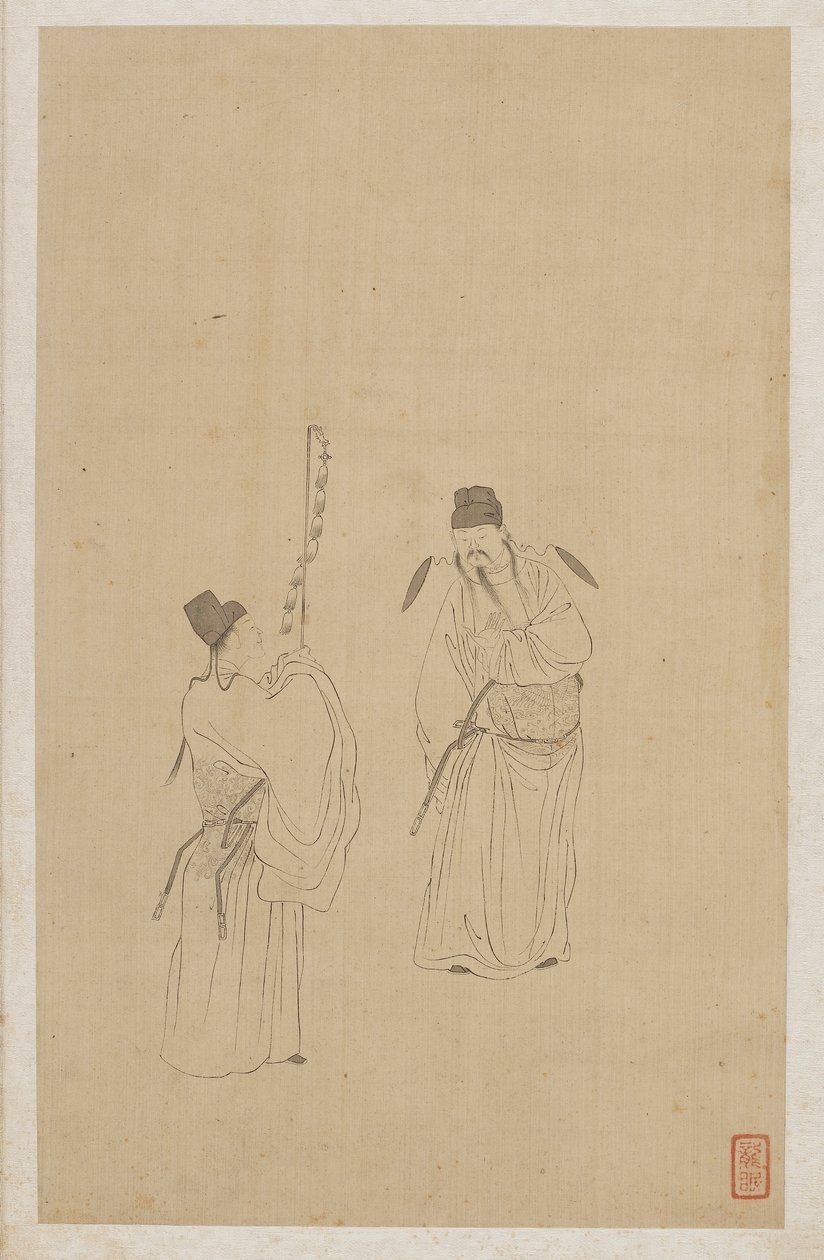 Figures by Qing Dynasty Chinese School