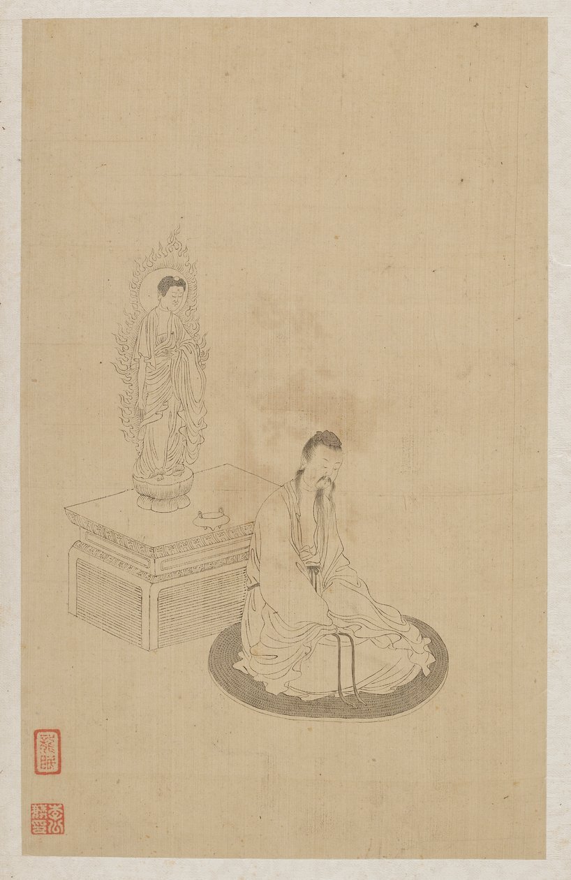 Figures by Qing Dynasty Chinese School