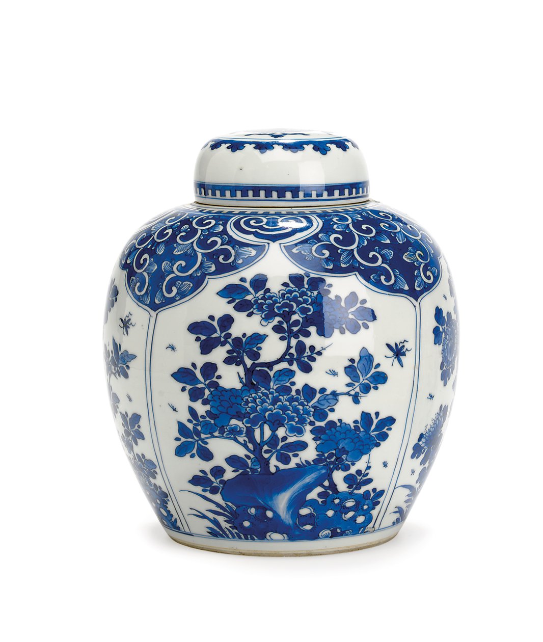 Ginger Jar and Cover, Kangxi Period, 1661-1722 by Qing Dynasty Chinese School