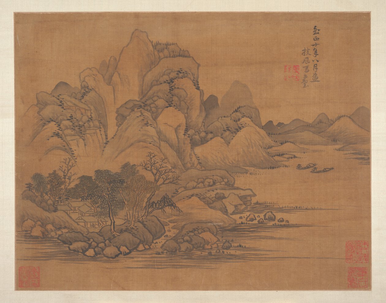 Landscape by Qing Dynasty Chinese School
