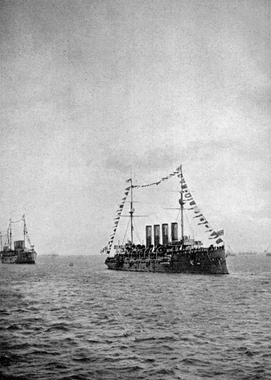 Naval Review off the Coast of Portsmouth, 1907-1908 by Queen Alexandra