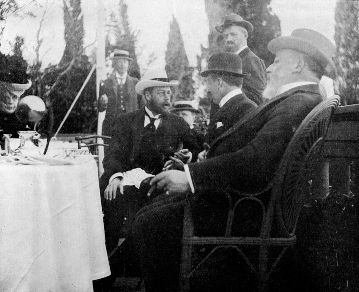 Prince George 1865-1936, the future King George V, Corfu, Greece, 1908 by Queen Alexandra
