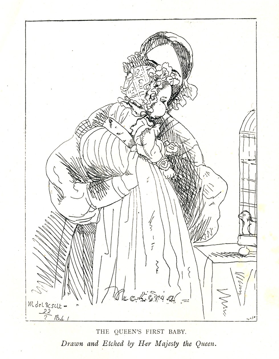 Earliest picture known of Victoria's first daughter, then the Princess ...