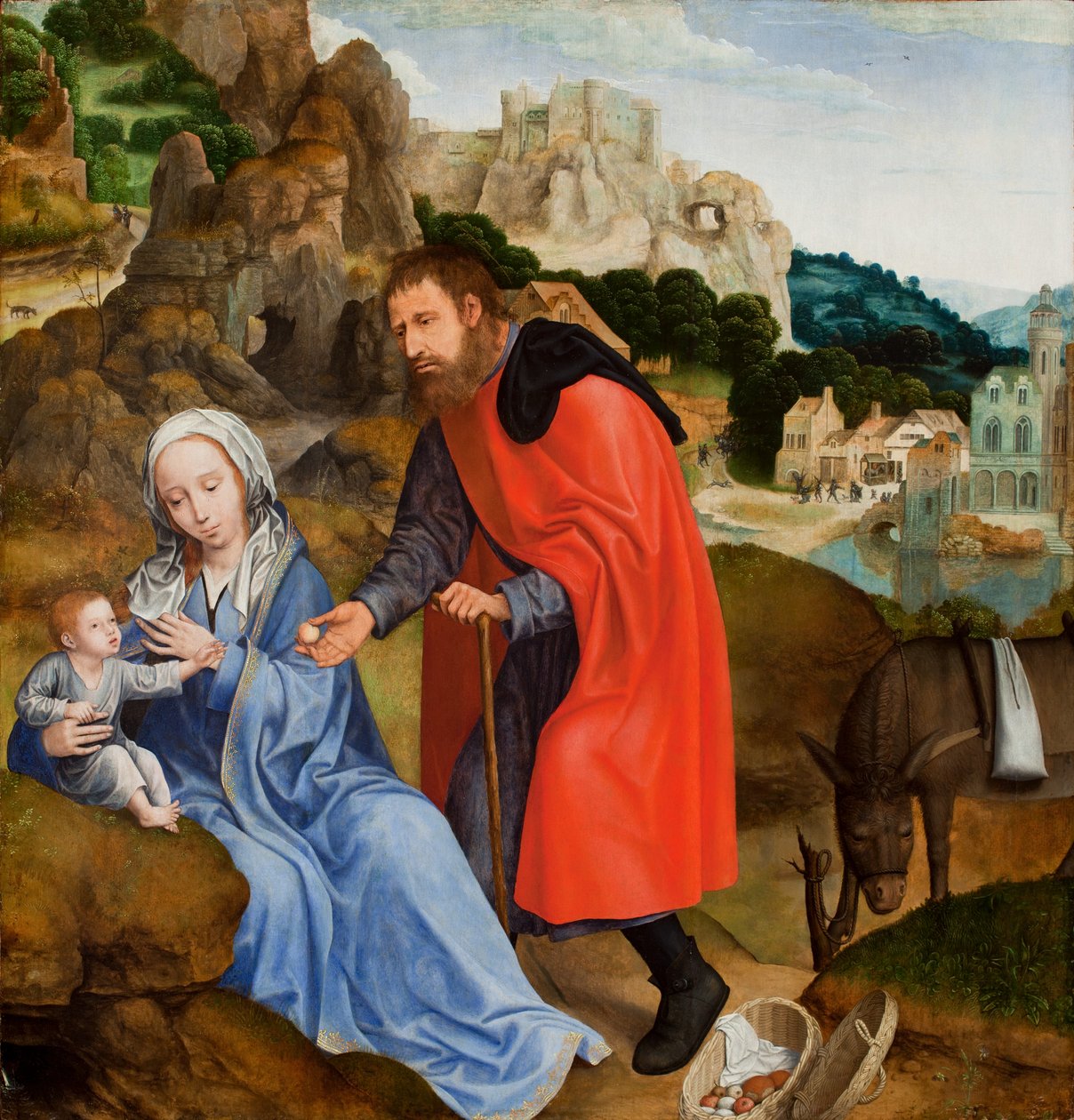 The Rest on the Flight into Egypt, c.1509-13 by Quentin Massys or Metsys