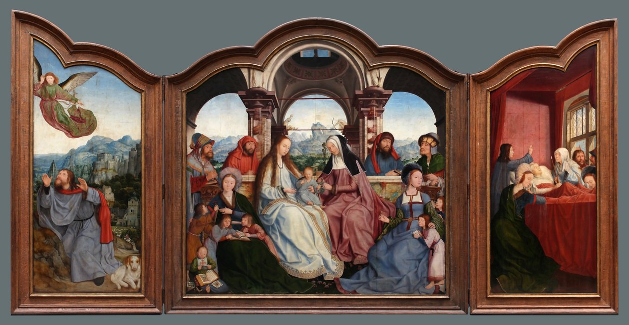Triptych of the Brotherhood of Saint Anne in Louvain by Quentin Matsys