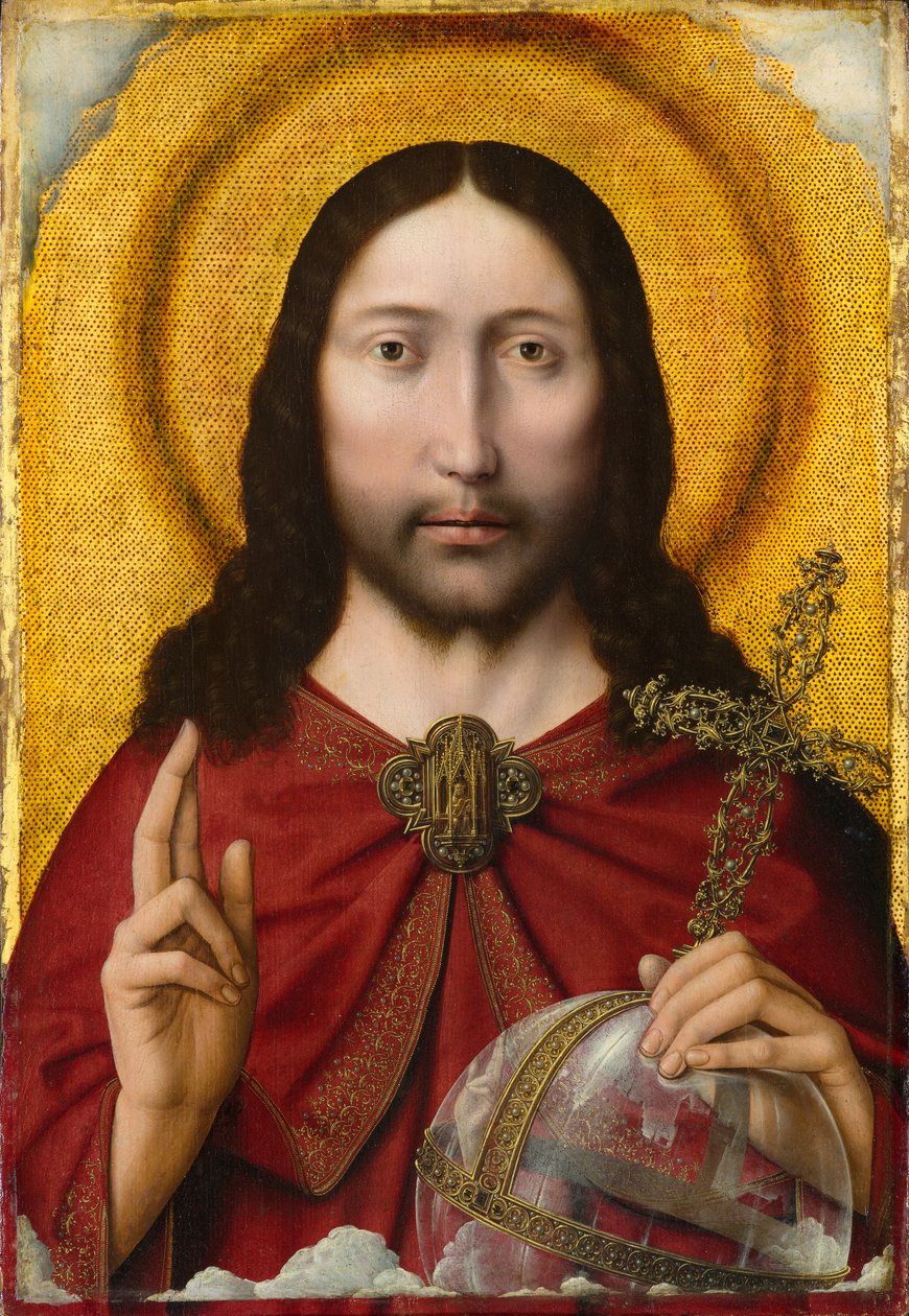 Salvator Mundi, circa 1500-1510 by Quentin and workshop Massys