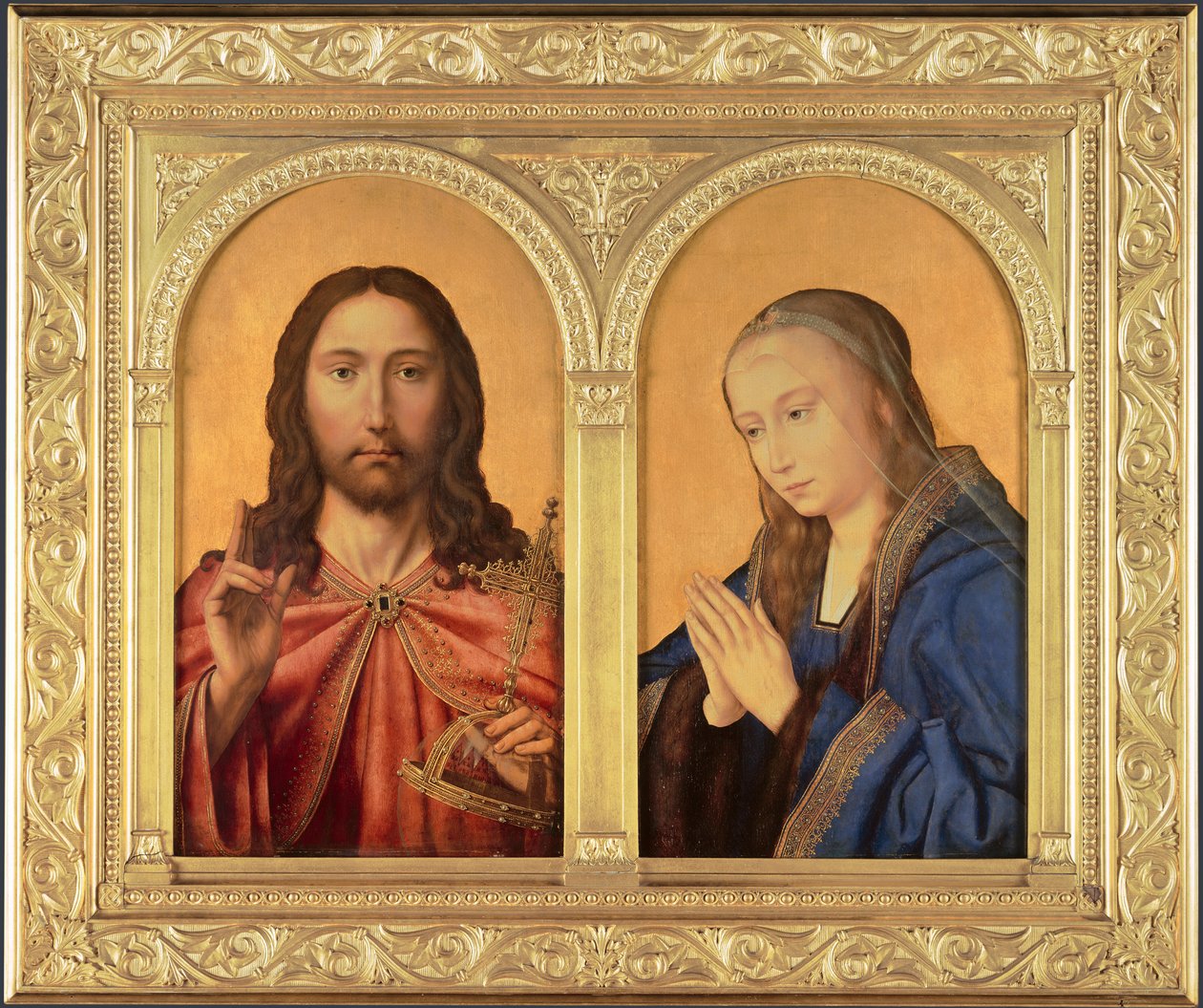 Diptych: Christ and the Virgin by Quentin Massys or Metsys