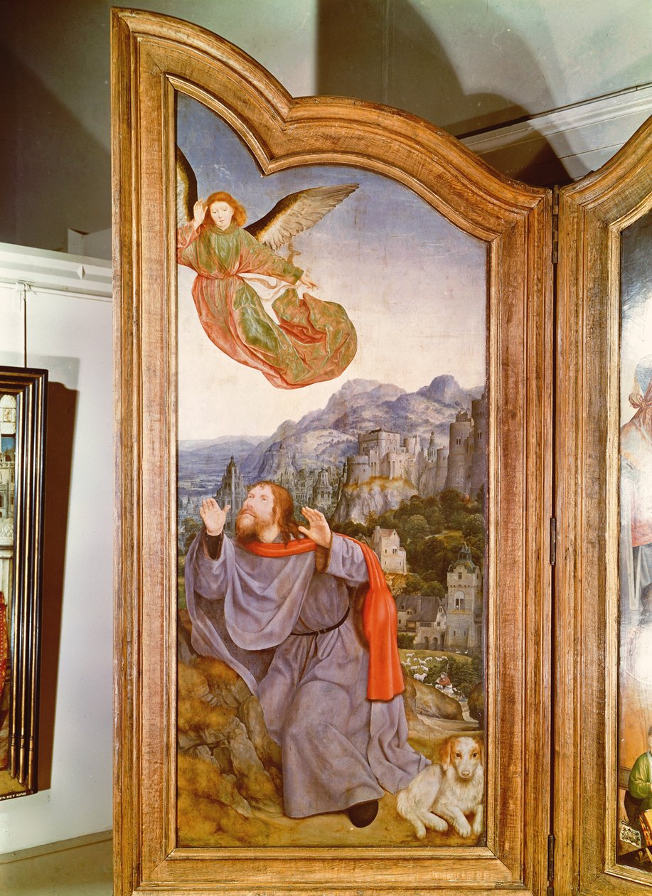 The Holy Kinship, or the Altarpiece of St. Anne, (detail) by Quentin Massys or Metsys
