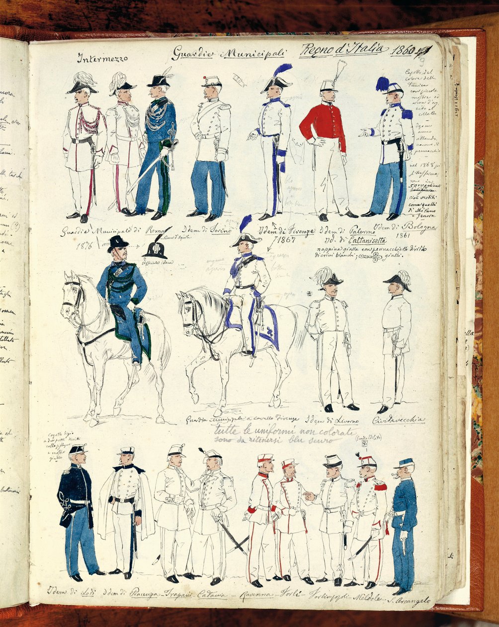 Municipal Guards, Military Uniforms of the Kingdom of Italy by Quinto Cenni