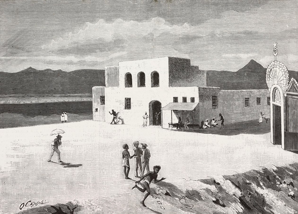 The Italian Post Office Building, Massawa, Eritrea by Quinto Cenni