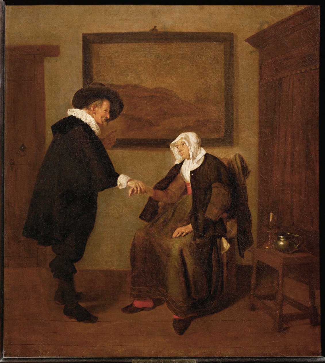 The Medical Examination by Quiringh Gerritsz. van Brekelenkam
