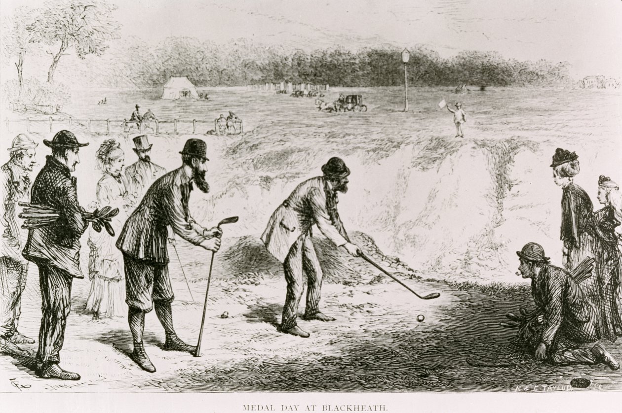 Medal Day at Blackheath, illustration from the Daily News, 1874 by R. and E. Taylor