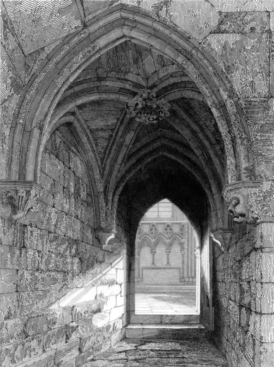 Durham Cathedral North End, 1843 by R.W. Billings