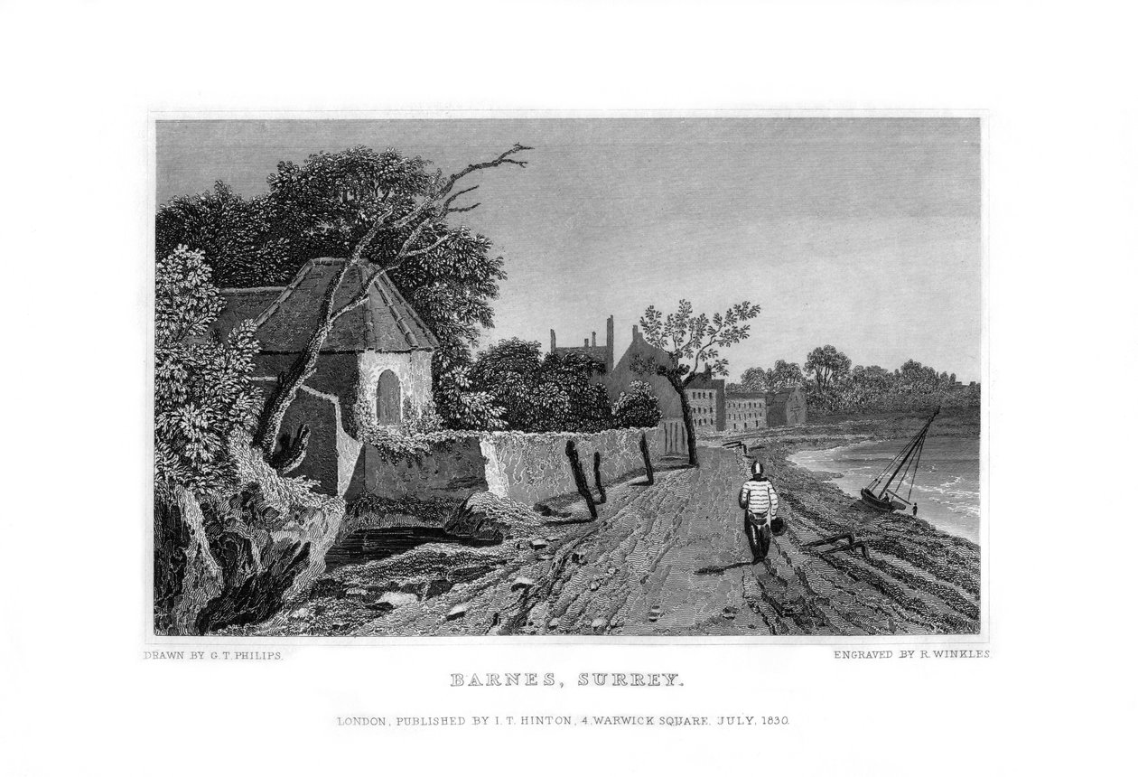 Barnes, Surrey by R. Winkles