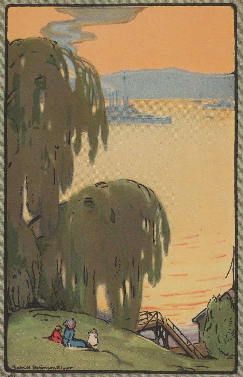 The Hudson from Riverside Drive by Rachael Robinson Elmer