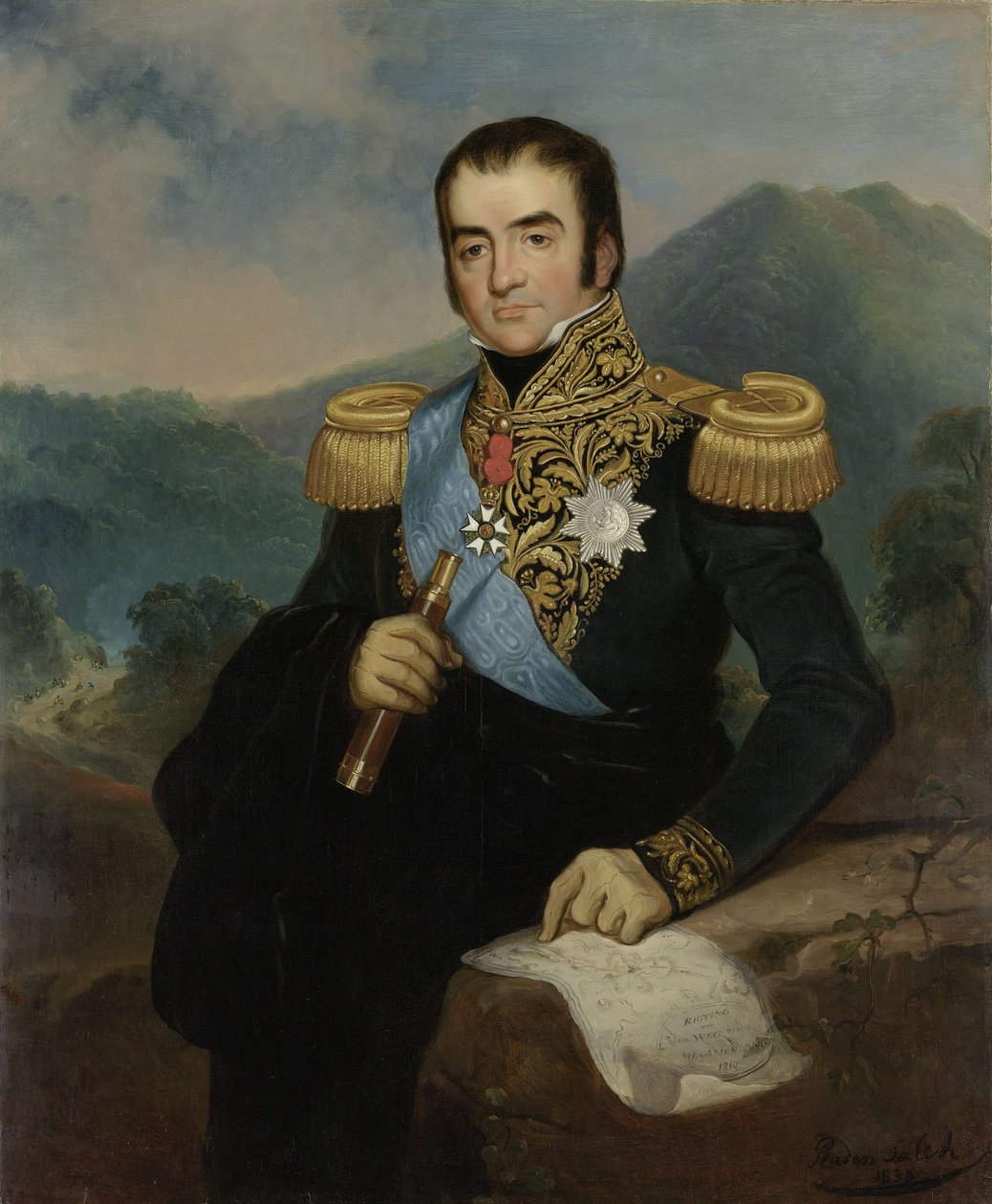 Portrait of Governor-General Herman Willem Daendels by Raden Saleh