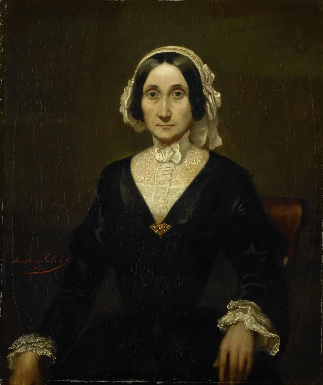 Portrait of Mrs van Alphen by Raden Saleh