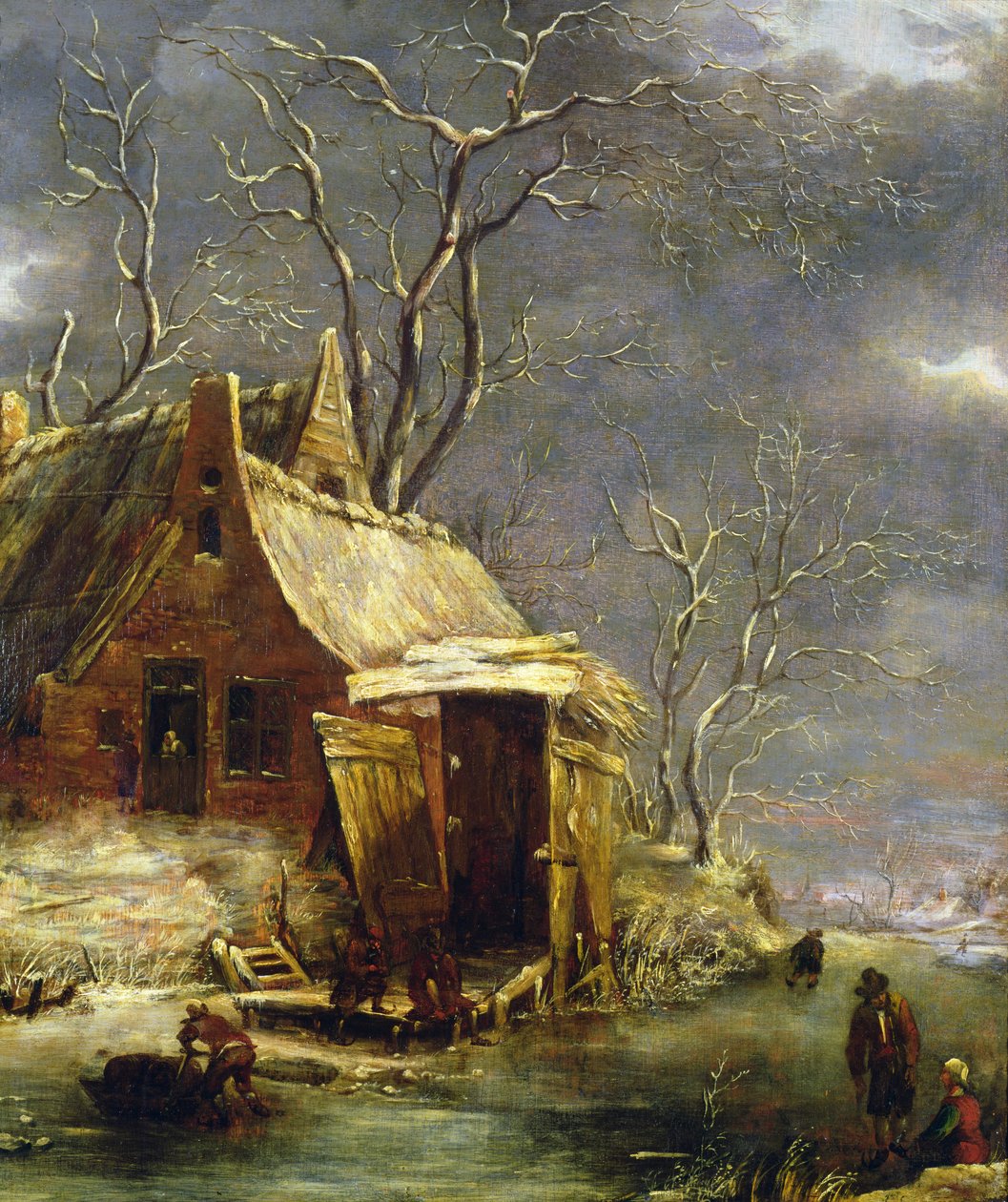 Winter Landscape by Rafel Govertsz Camphuysen