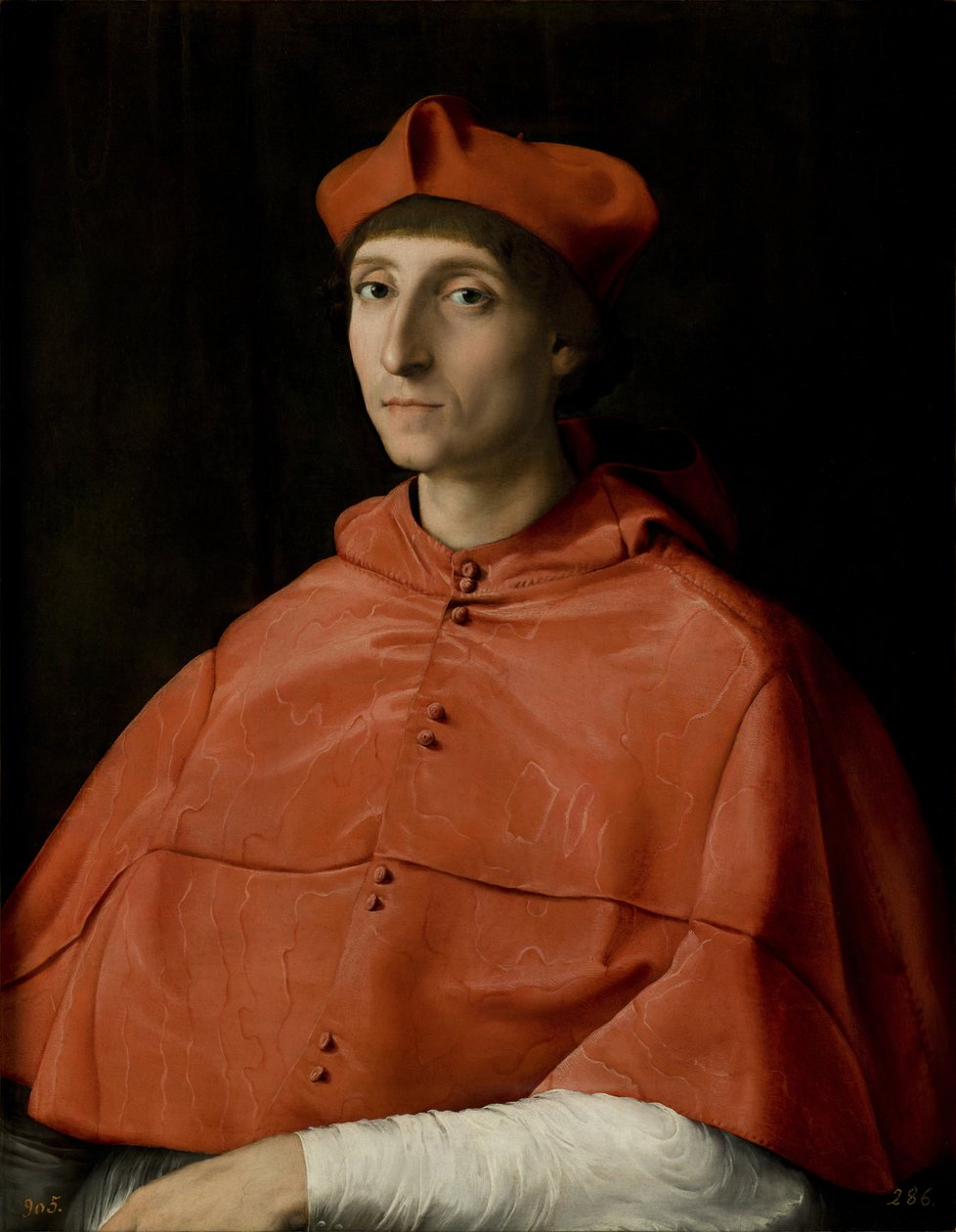 Portrait of a Cardinal by Raffaello Sanzio Raphael