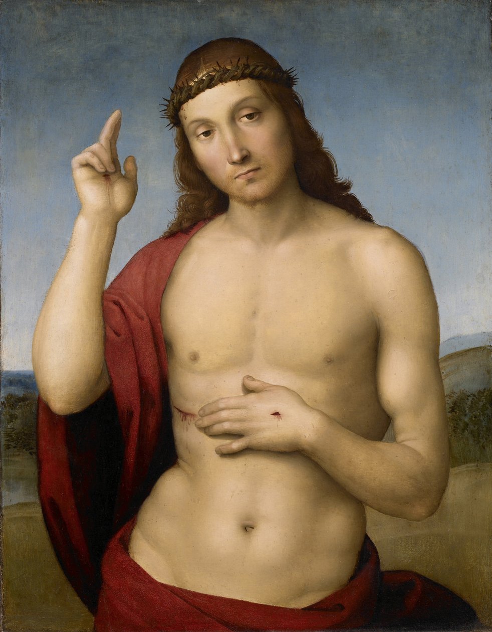 Christ Blessing by Raffaello Sanzio Raphael