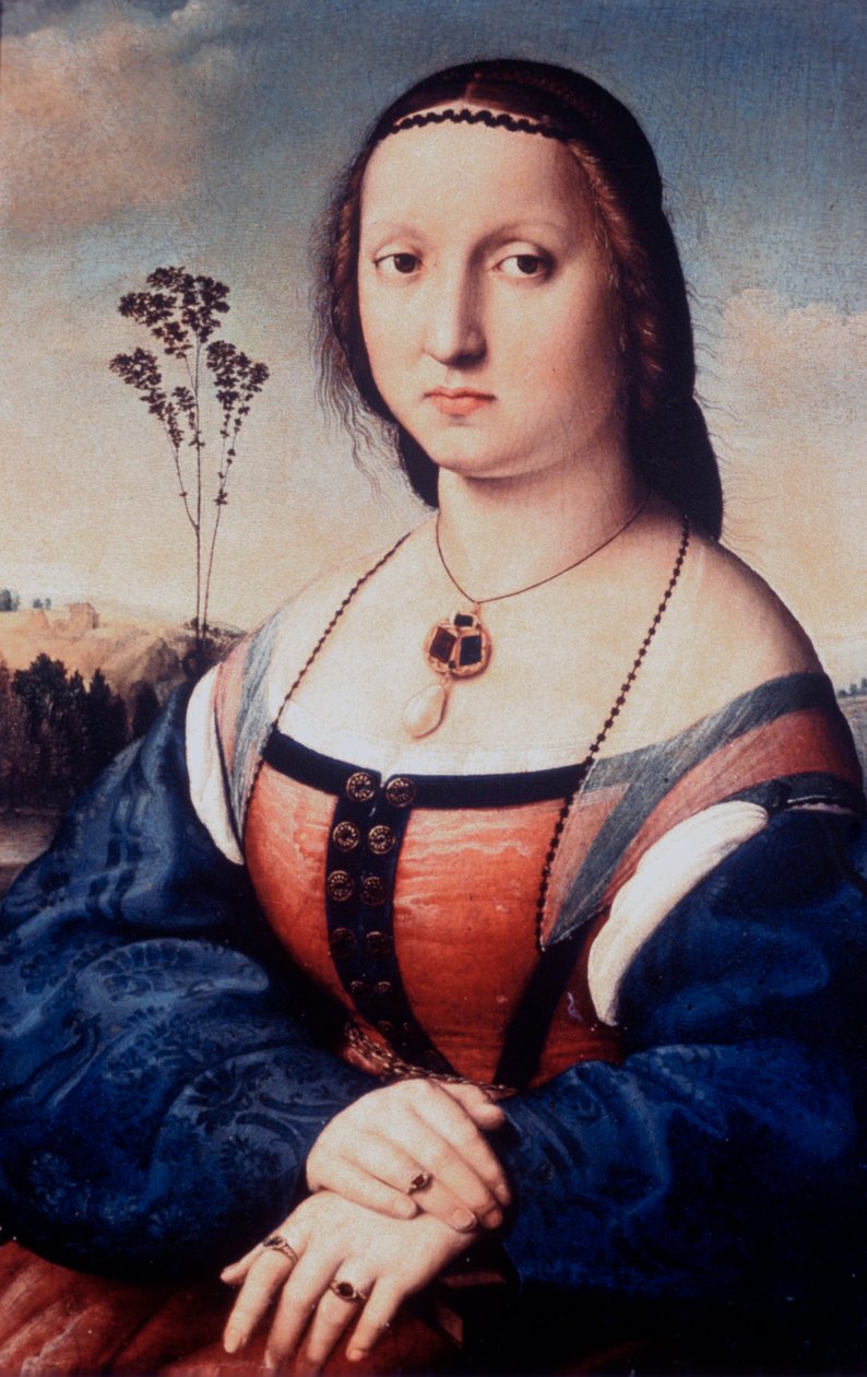 Portrait of Maddalena Doni, 1506 by Raffaello Sanzio Raphael
