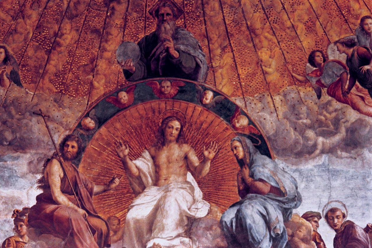 The Disputation on the Holy Sacrament (detail), 1508-1509 by Raffaello Sanzio Raphael