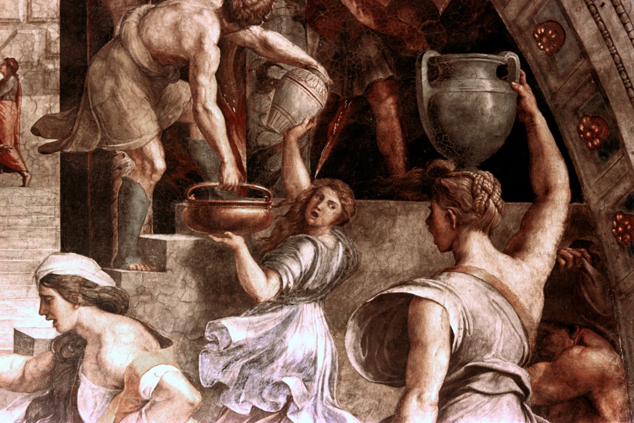 The Fire in the Borgo (detail), 1514 by Raffaello Sanzio Raphael