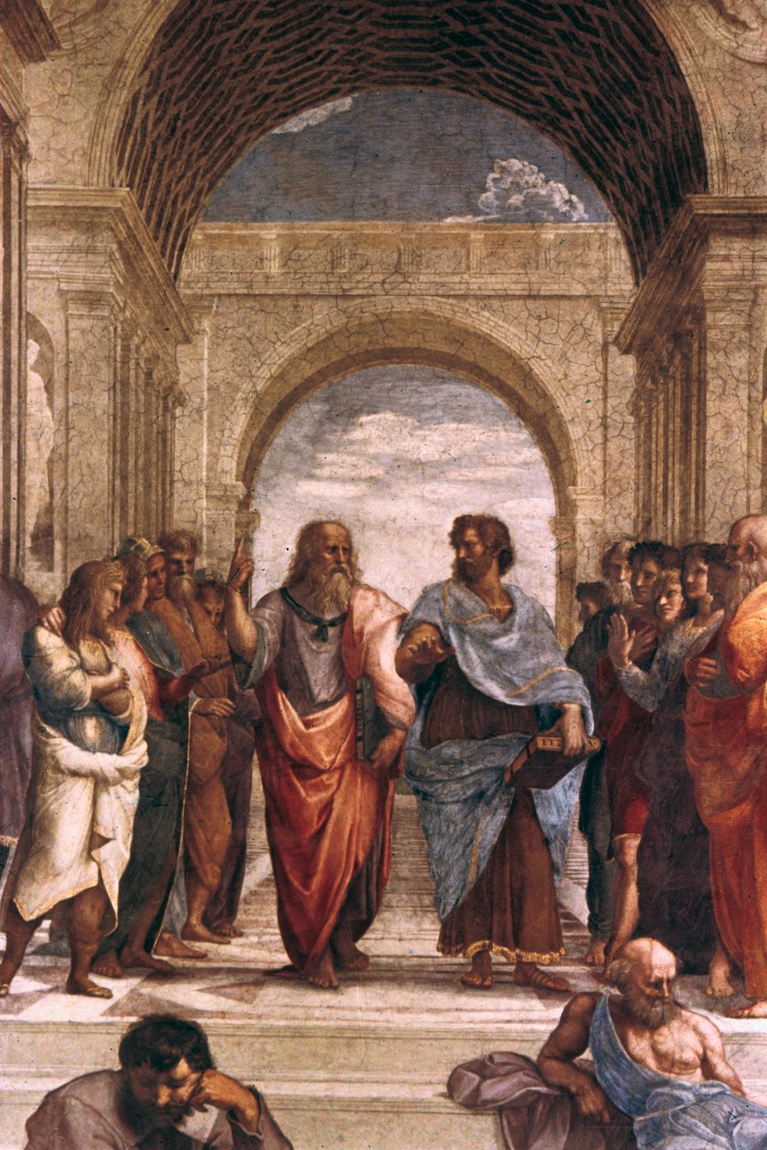 The School of Athens (detail), 1508-1511 by Raffaello Sanzio Raphael