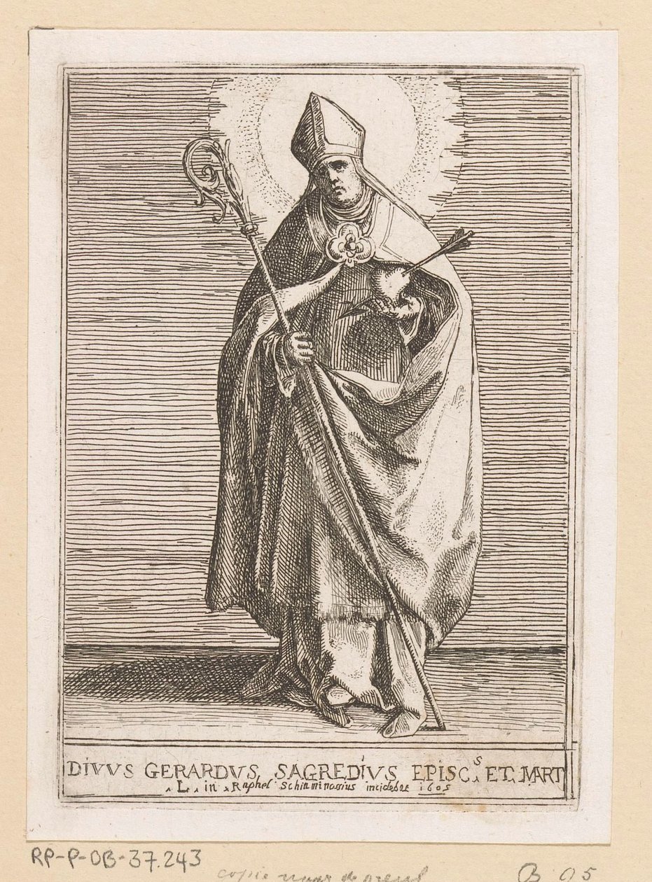 Saint Gerard Sagredo by Raffaello Schiaminossi