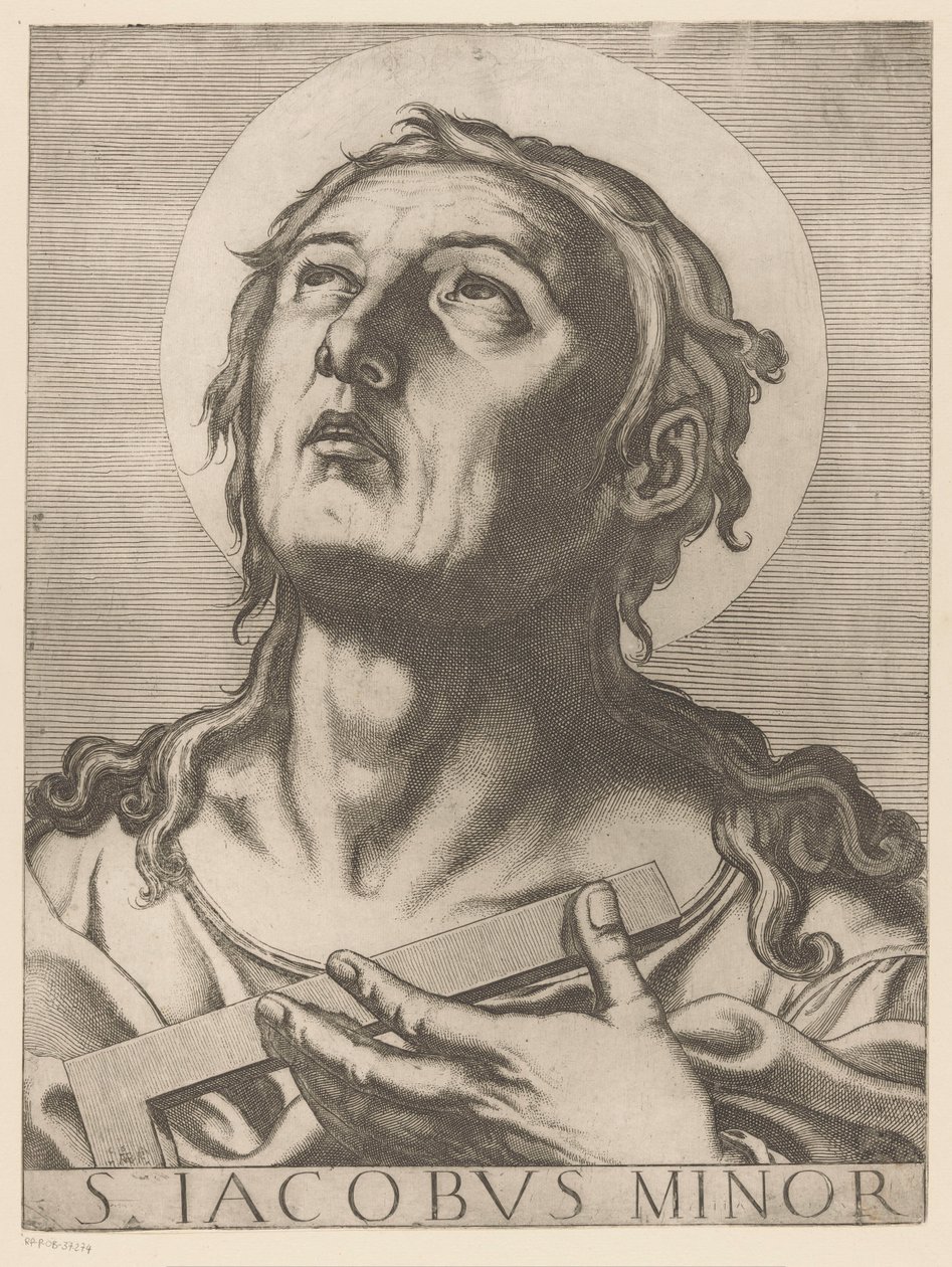 Saint James the Lesser (Christ, Mary, and the Twelve Apostles series, Il sacrato collegio apostolico series) by Raffaello Schiaminossi