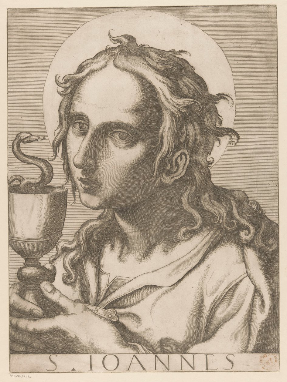 John the Evangelist by Raffaello Schiaminossi
